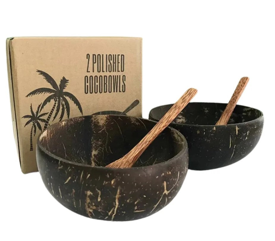 Re:gn Polished Cocobowl and spoon twin set