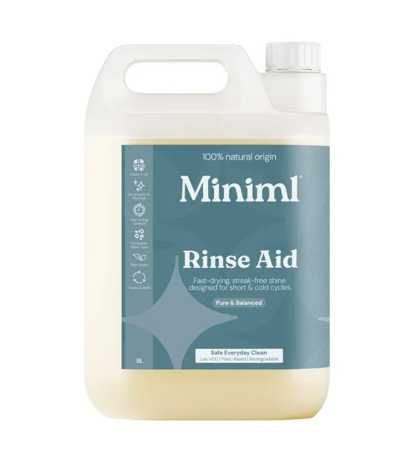 Miniml Dishwasher Rinse Aid - Unscented 5L