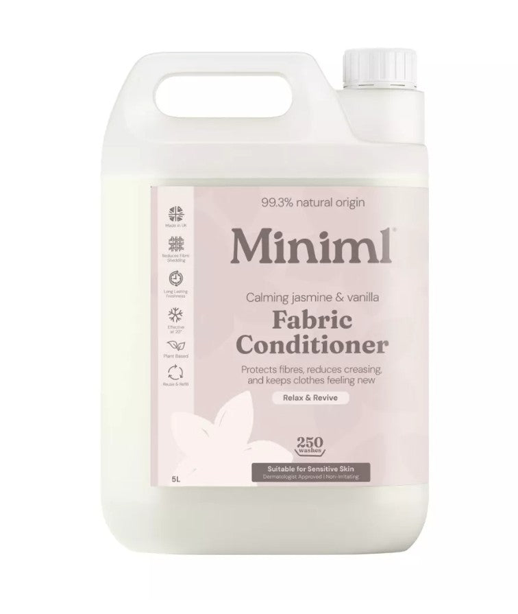 Miniml Fabric Conditioner - Calming Jasmine and Vanilla 5L