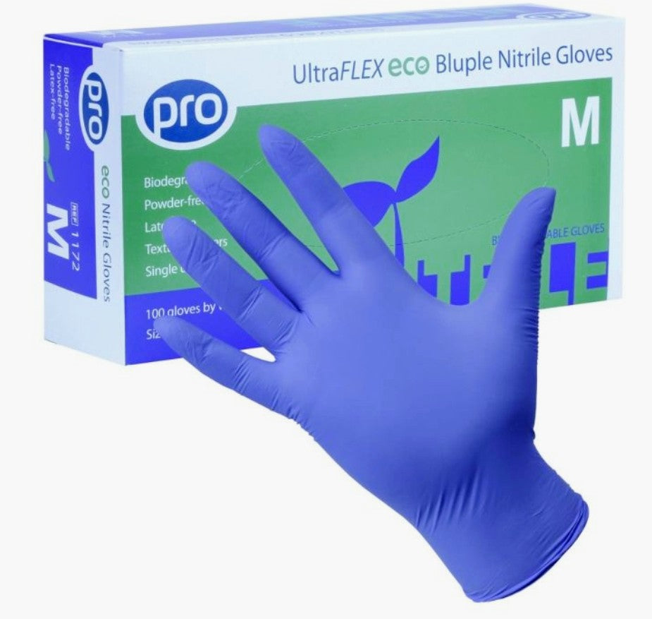 Pro UltraFLEX Eco Bluple Nitrile Gloves Medium