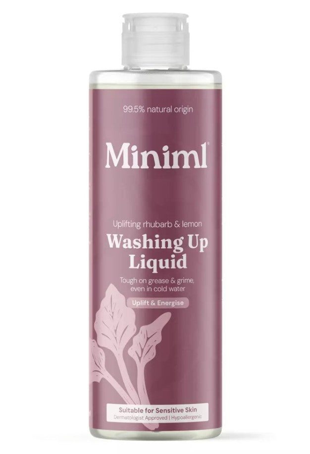 Miniml Washing Up Liquid Rhubarb and Lemon 400ml